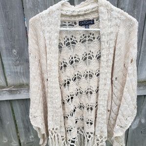 Knit cardigan